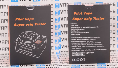 Piolot Vape Super ecig Tester 521 Tab - 3FVAPE