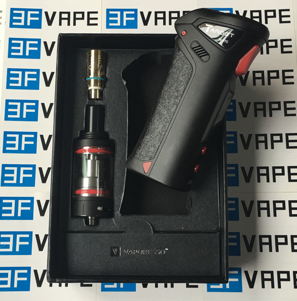 AUTHENTIC VAPORESSO TARGET VTC 75W VW MOD + CERAMIC CCELL COIL TANK STARTER KIT