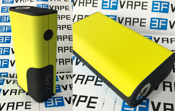AUTHENTIC PRAXIS DECIMUS 150W BOX MOD REPLACEMENT BATTERY DOOR - Yellow