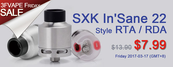 SXK In'Sane 22 Style RTA / RDA Sale