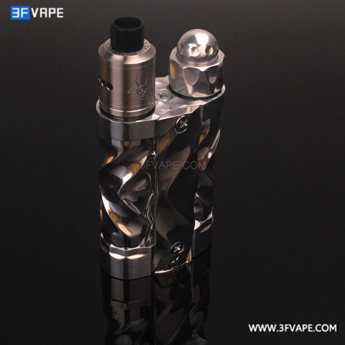 Avid Lyfe Fast Twist Gyre Style Series Mechanical Box Mod w/ Pure Silver Contact