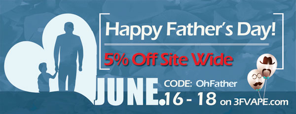 Happy Father's Day - 5% Off Site Wide