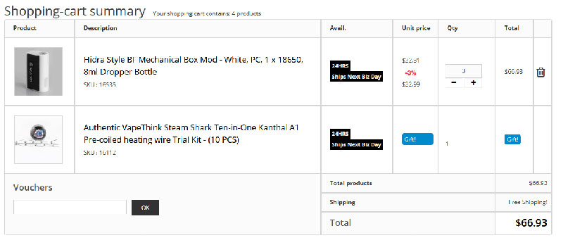 Vapethink Steam Shark Pre Build Coil Gift