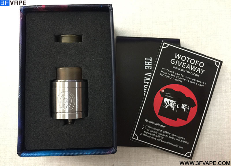 Authentic Wotofo Vaporous RDA