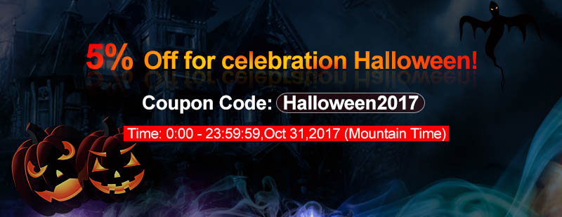 3FVAPE.com 2017 Halloween Big Promotions: 5%off sitewide