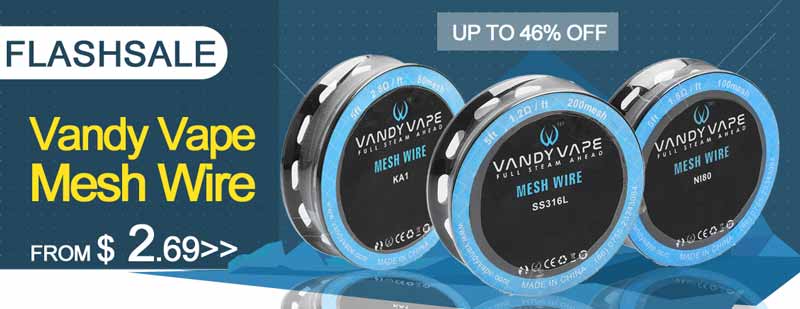 Authentic Vandy VapeMesh Wire DIY Heating Wire for Mesh RDA FlashSale