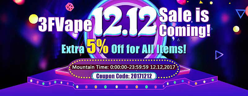 3FVape-12.12-December-Sale