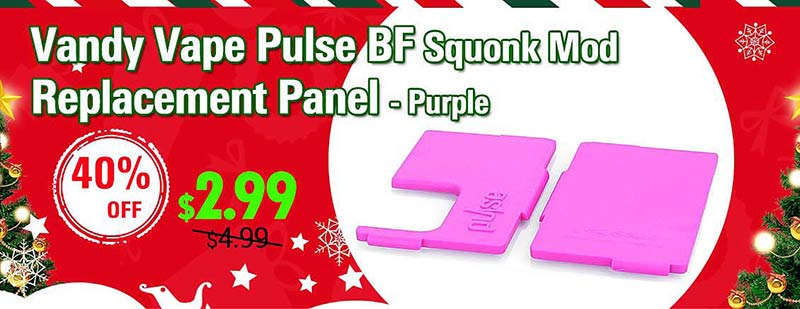 Vandy Vape Pulse BF Squonk Mod Replacement Panel - Purple
