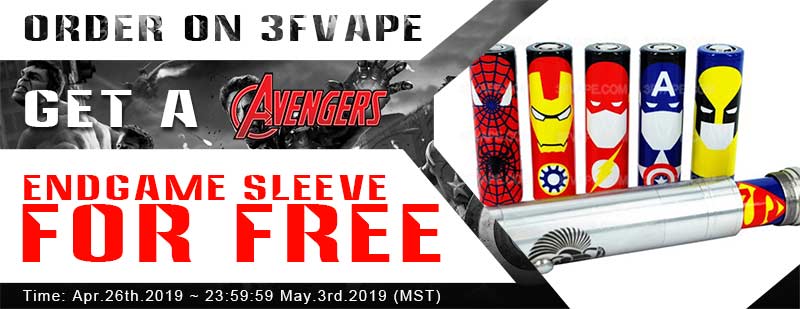 Free Avengers: Endgame sleeve - 3FVape