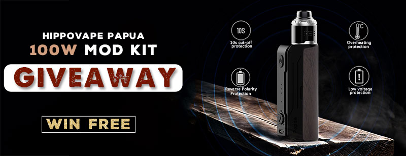 Hippovape Papua 100W Mod Kit Giveaway