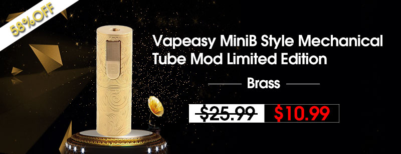 Vapeasy-MiniB-Style-Mechanical-Tube-Mod-Limited-Edition-Brass