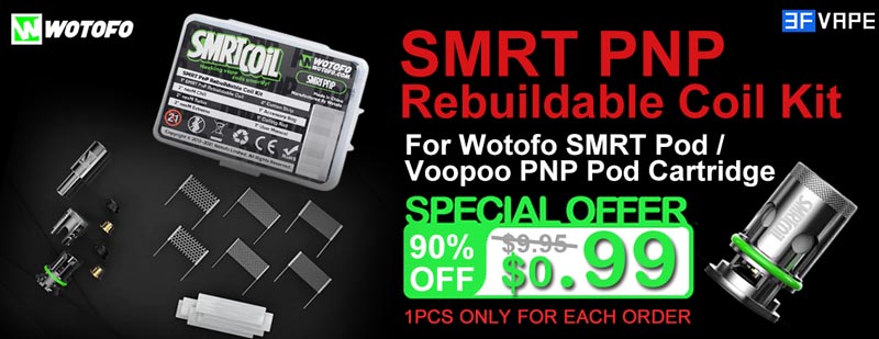 Wotofo SMRT PnP Rebuildable Coil Kit Special Offer