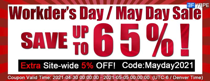 International May Day Site-wide 5% Coupon