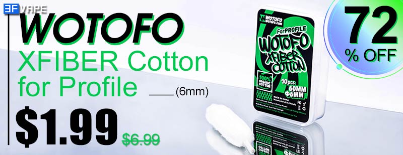 Wotofo Xfiber Cotton for Profile Flash Sale