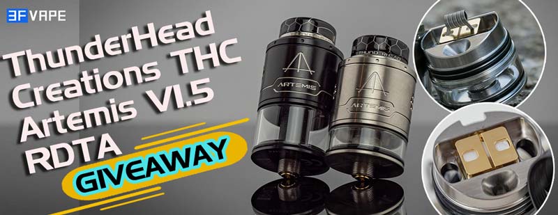 ThunderHead Creations THC Artemis V1.5 RDTA Giveaway