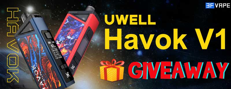 Uwell Havok V1 Pod Mod Kit Giveaway