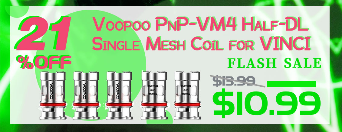 Voopoo PnP-VM4 Half-DL Single Mesh Coil for VINCI 0.6ohm
